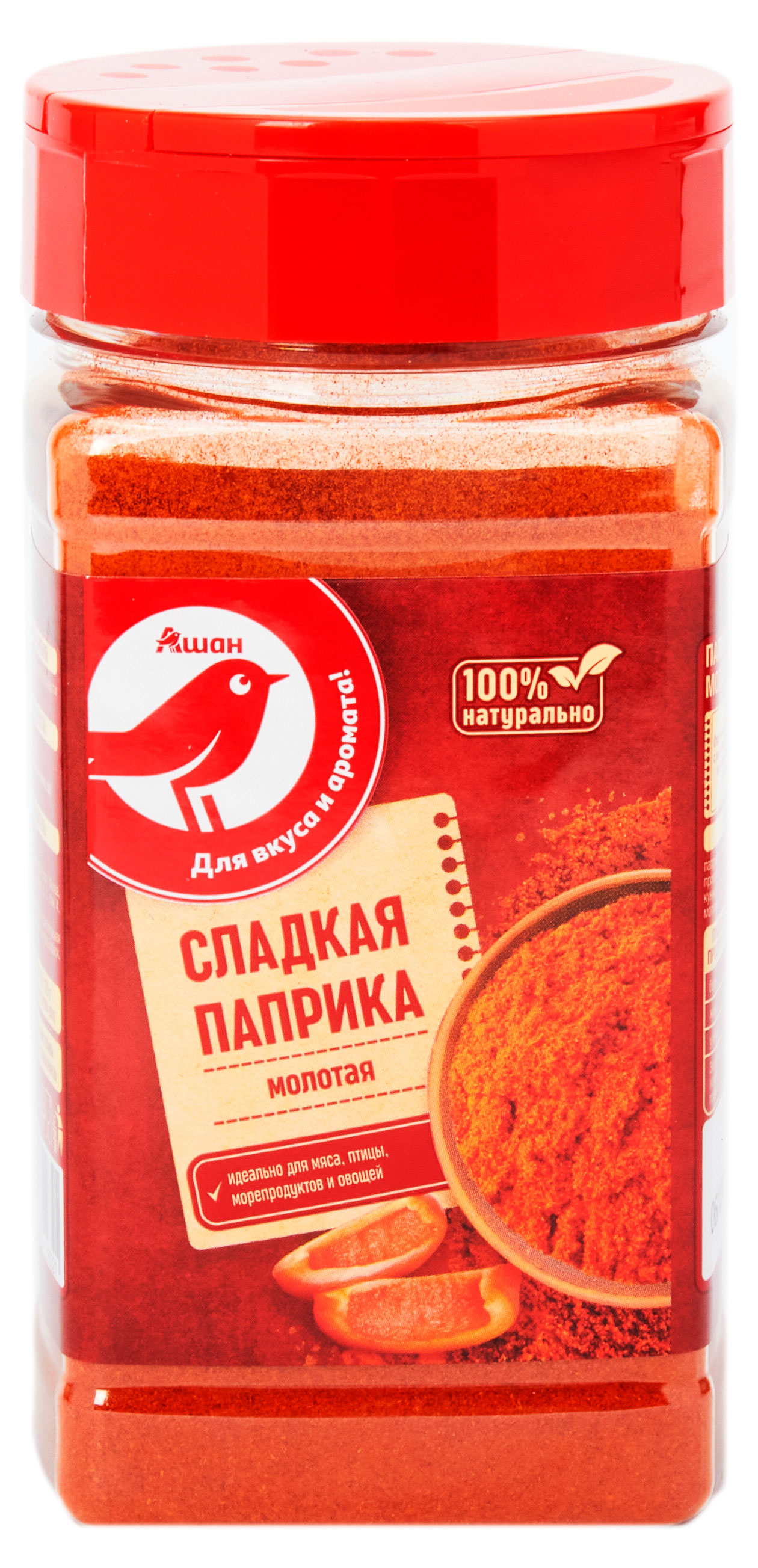 

Паприка сладкая АШАН Красная птица, 170 г