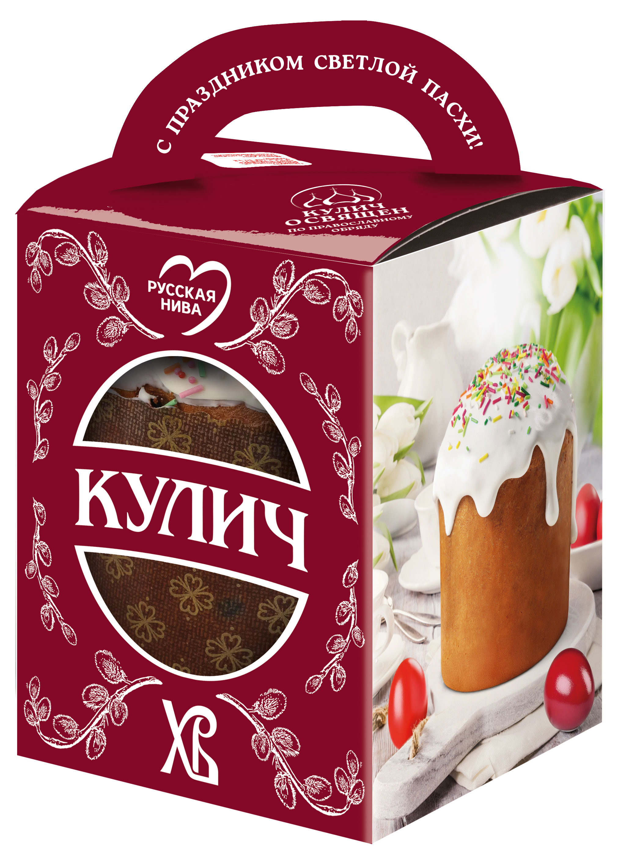 

Кулич пасхальный Русская Нива Кекс, 500 г