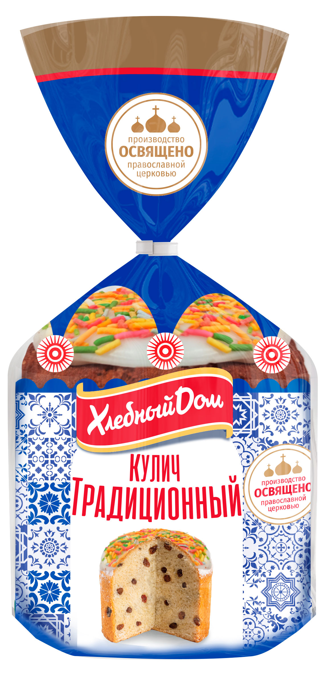 

Кулич пасхальный Хлебный Дом Традиционный, 150 г