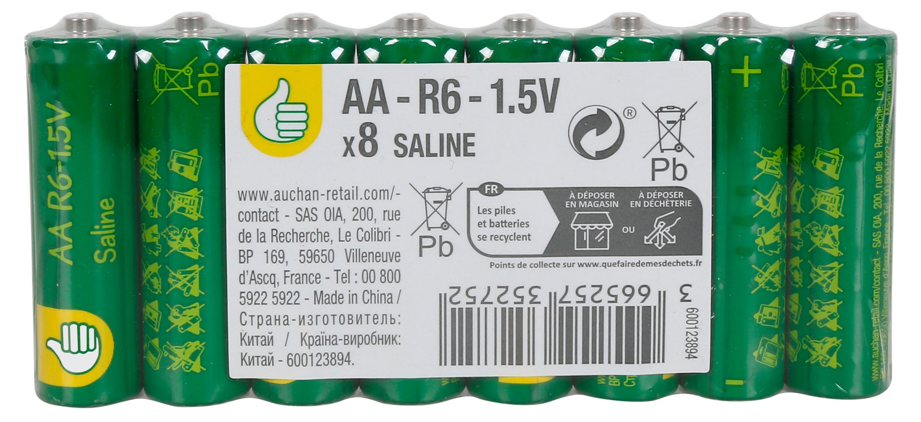 

Батарейка солевая Pouce AA, 8 шт