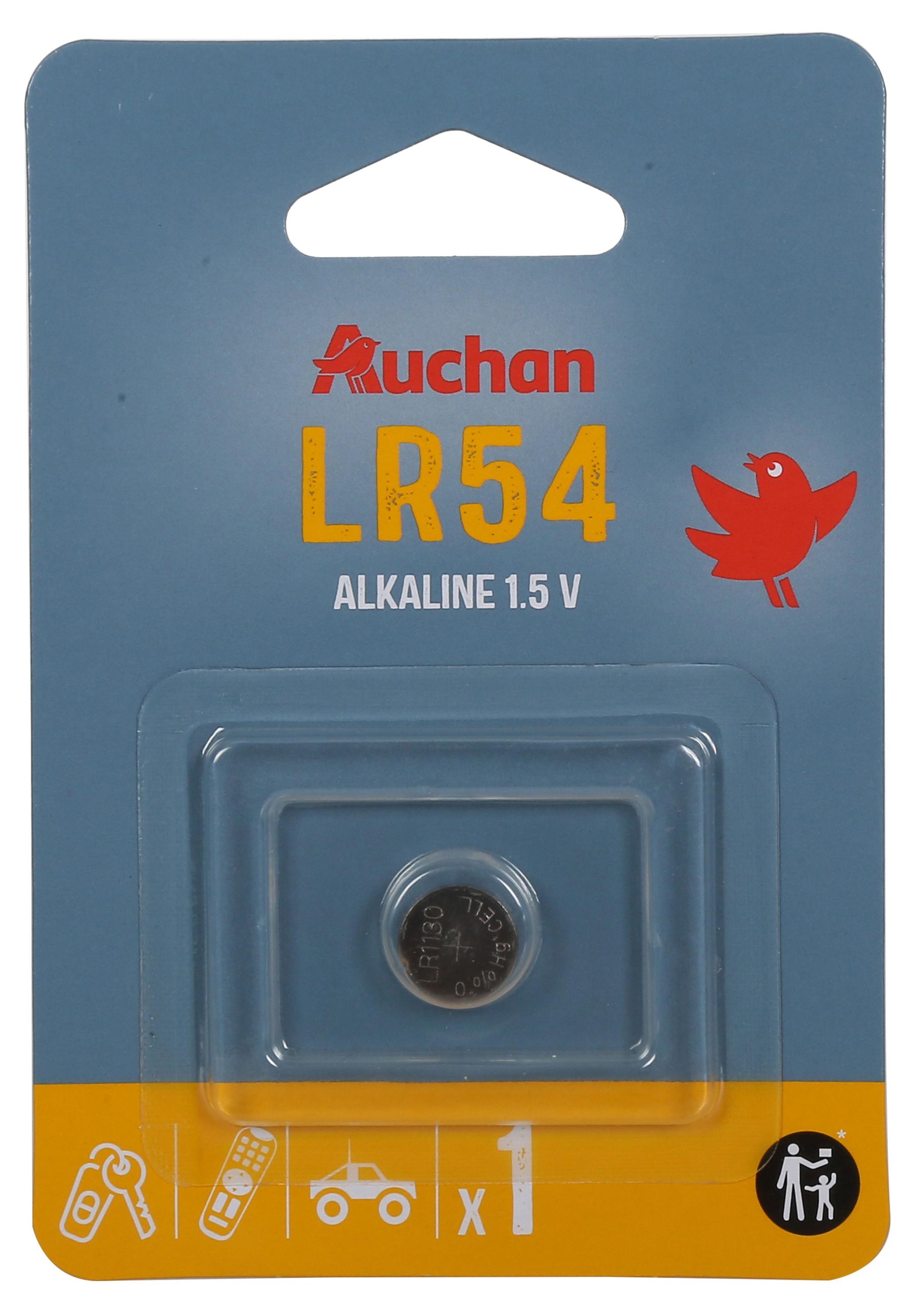 

Батарейка алкалиновая АШАН Красная птица LR54, 1 шт