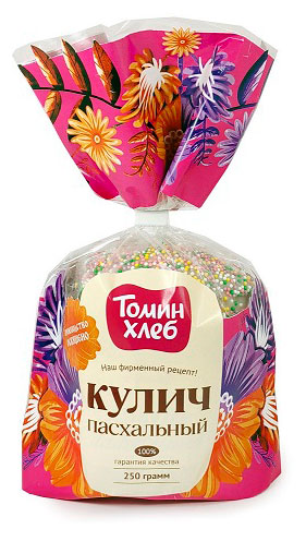 

Кулич пасхальный ТоминХлеб Кекс, 250 г