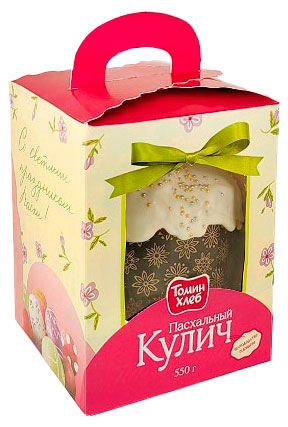 

Кулич пасхальный ТоминХлеб Кекс, 550 г