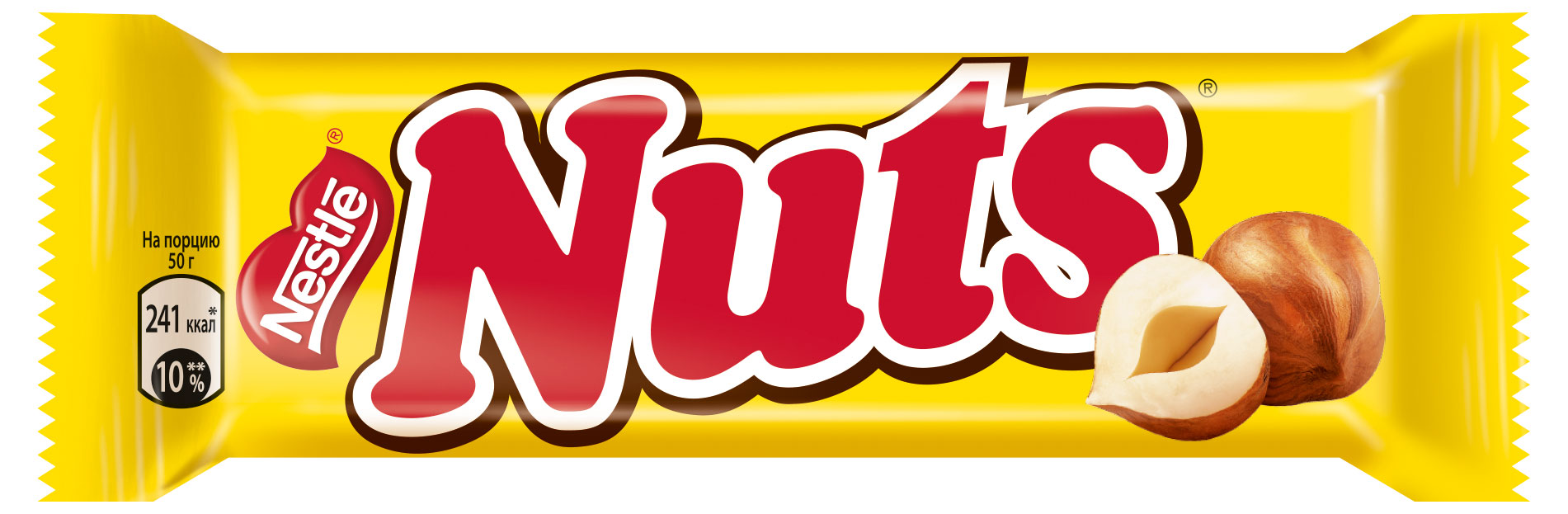 

Шоколадный батончик Nuts с орехами, 50 г