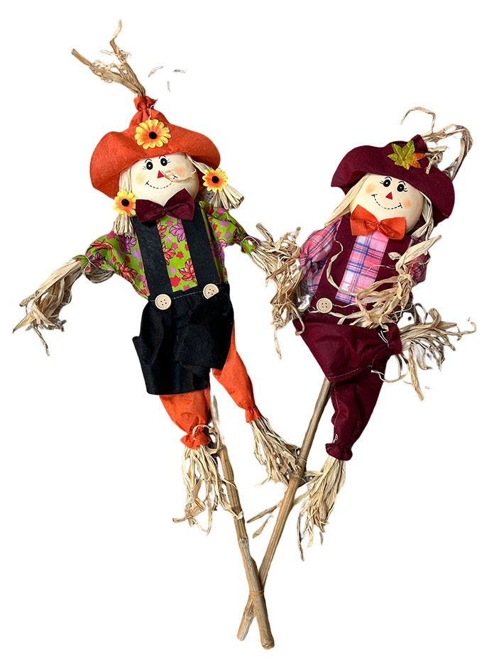 

Фигурка садовая Пугало соломенное, 90 см, 1 шт в ассортименте