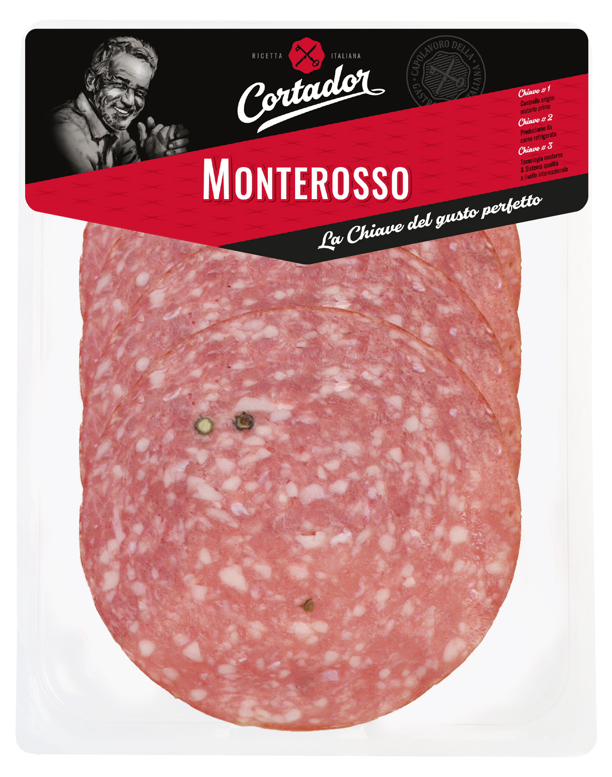 

Колбаса варено-копченая Cortador Monterosso нарезка, 120 г