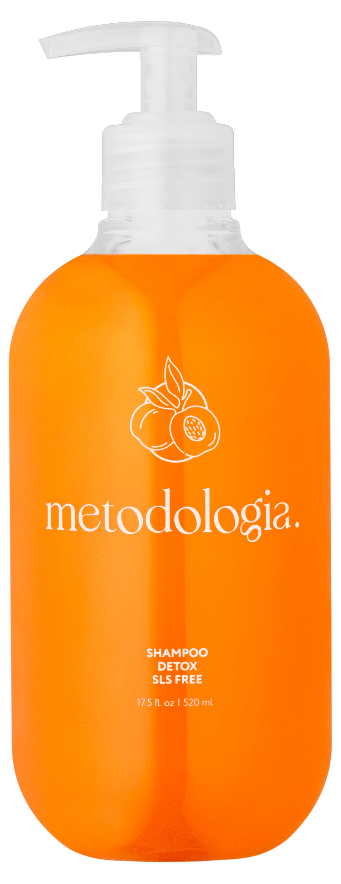 Изображение товара Бесульфатный шампунь-детокс для волос Metodologia 520 мл натуральный уход