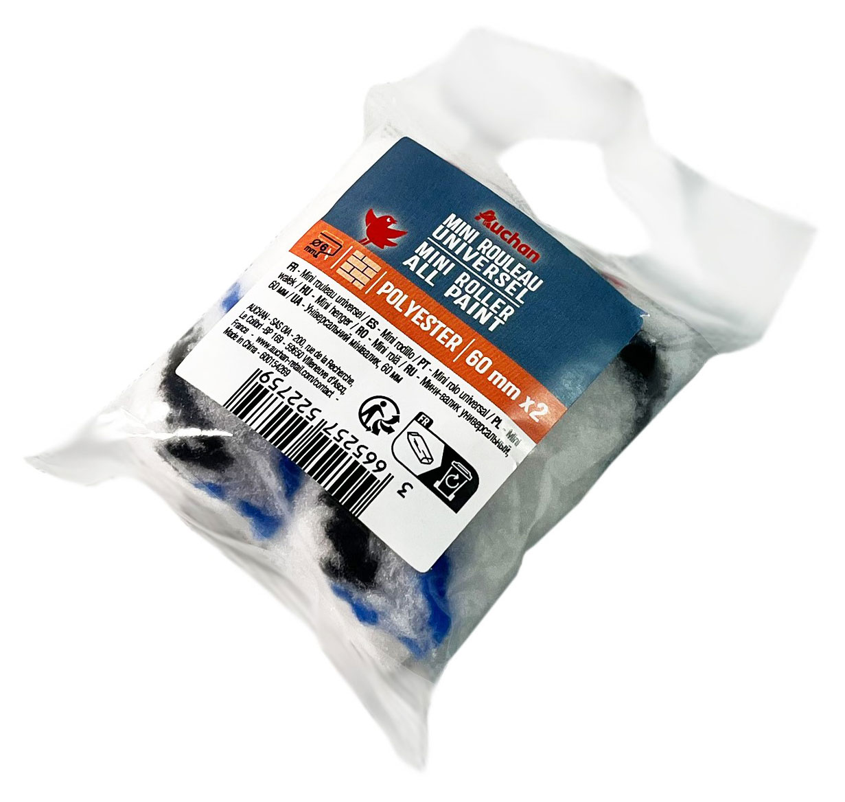 

Валик сменный АШАН Красная птица, 2х60 мм