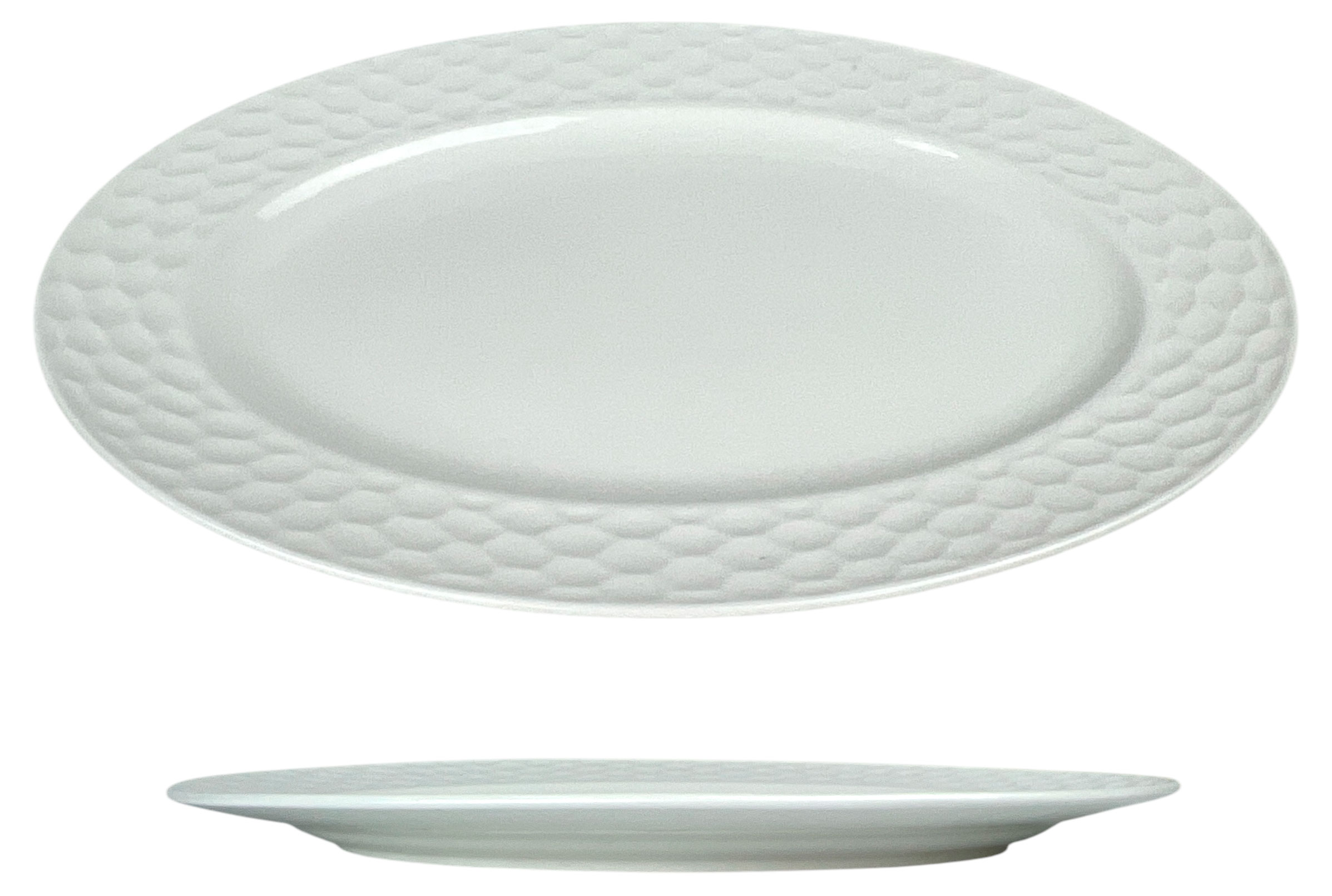 Изображение товара Фарфоровое овальное блюдо Royal Rabbit Cup Марго 30х22 см