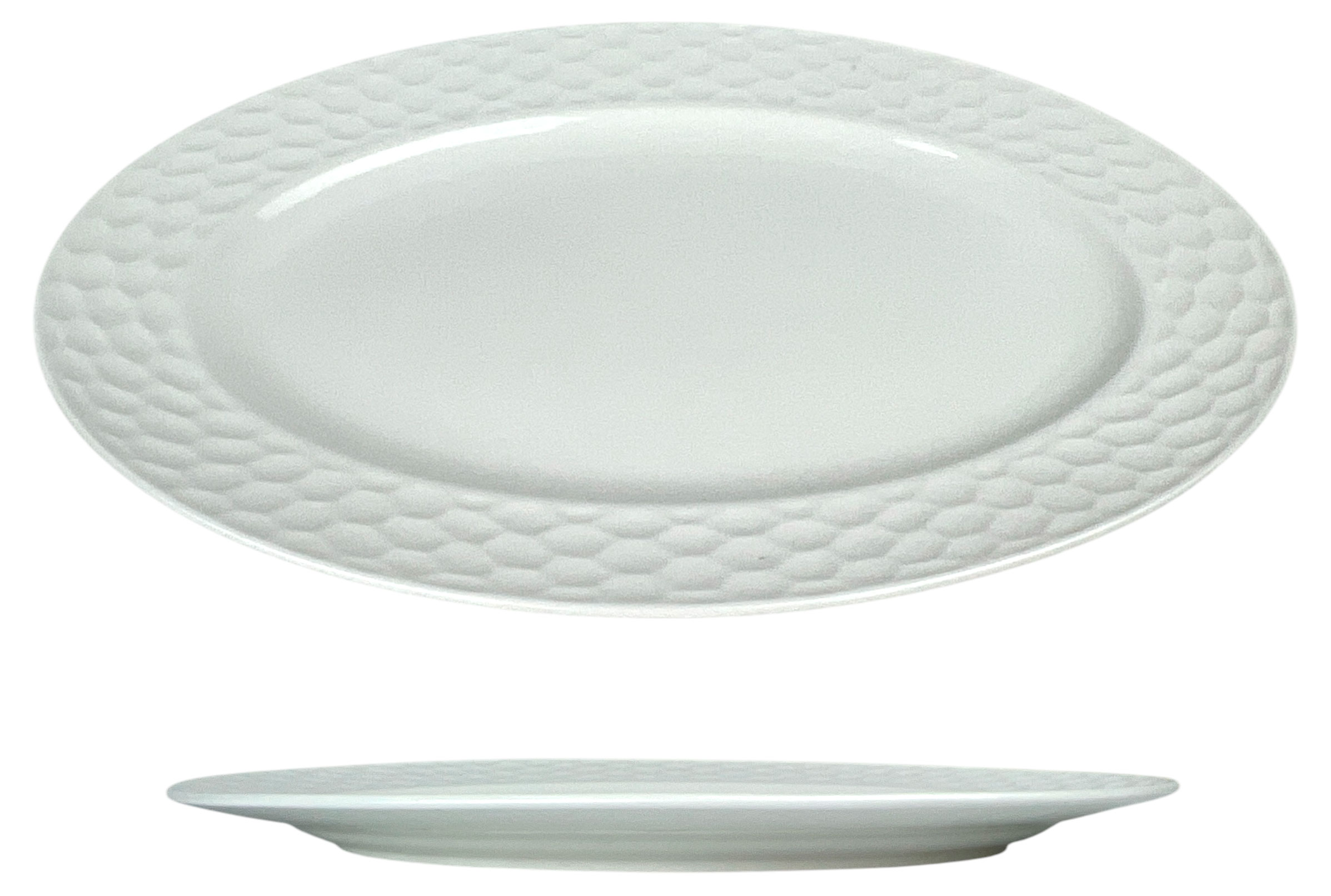 Изображение товара Фарфоровое овальное блюдо Royal Rabbit Cup Марго 25,2x17,7 см