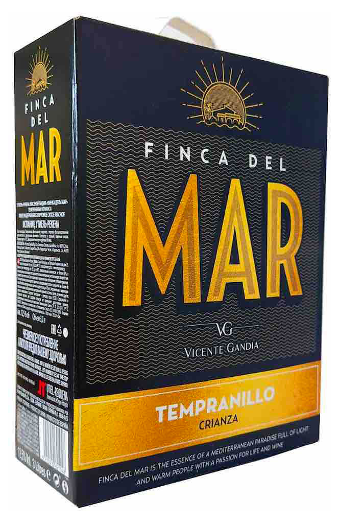 

Вино Finca del Mar красное сухое Испания, 3 л
