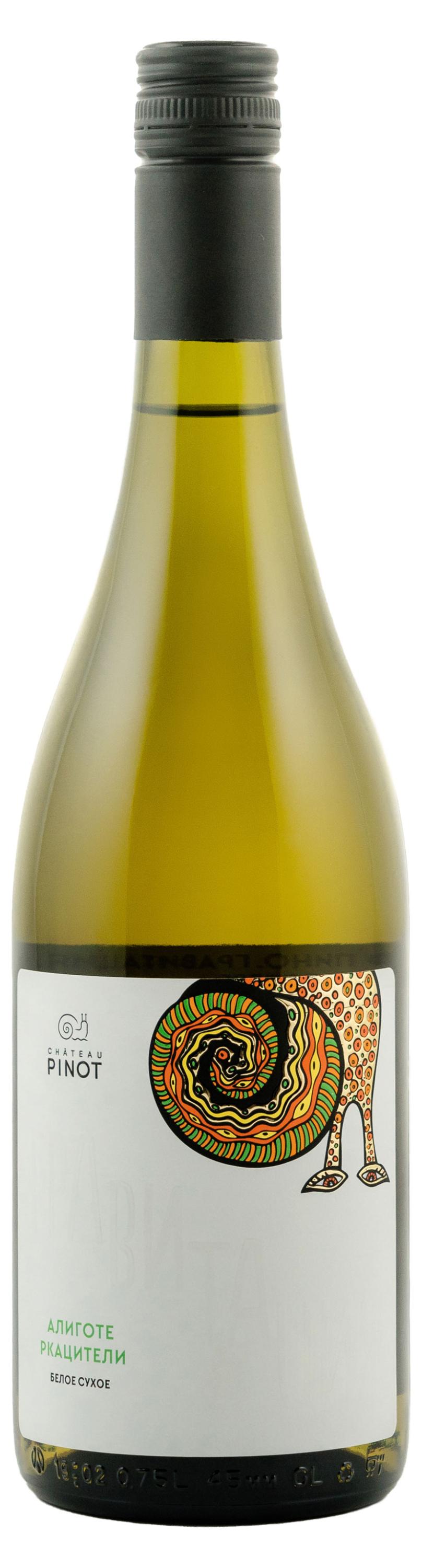 

Вино Chateau Pinot Гравитация Алиготе Ркацители белое сухое Россия, 0,75 л