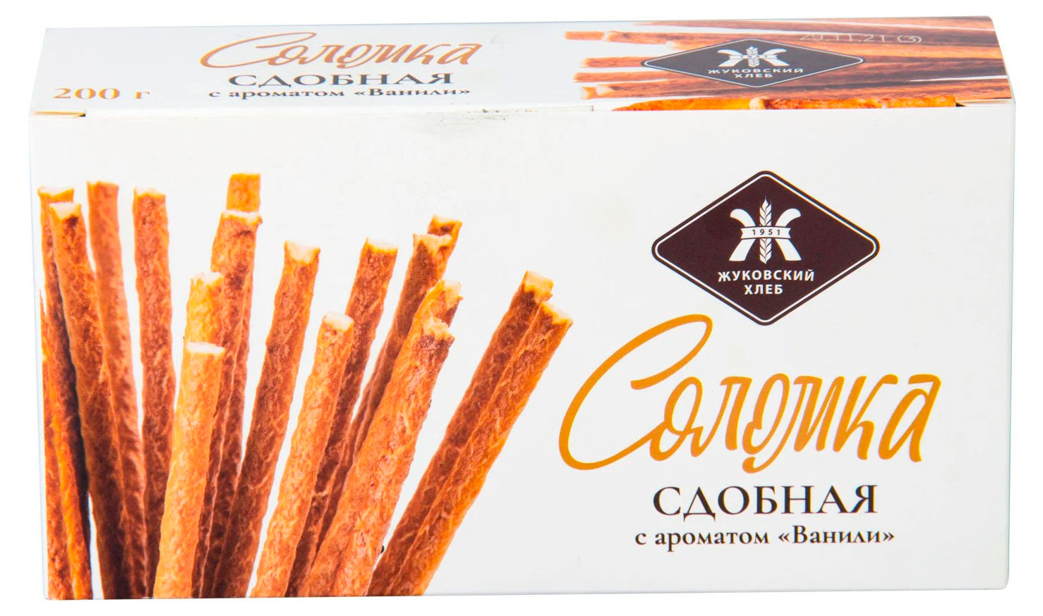 

Соломка Жуковский хлеб с ароматом ванили, 200 г
