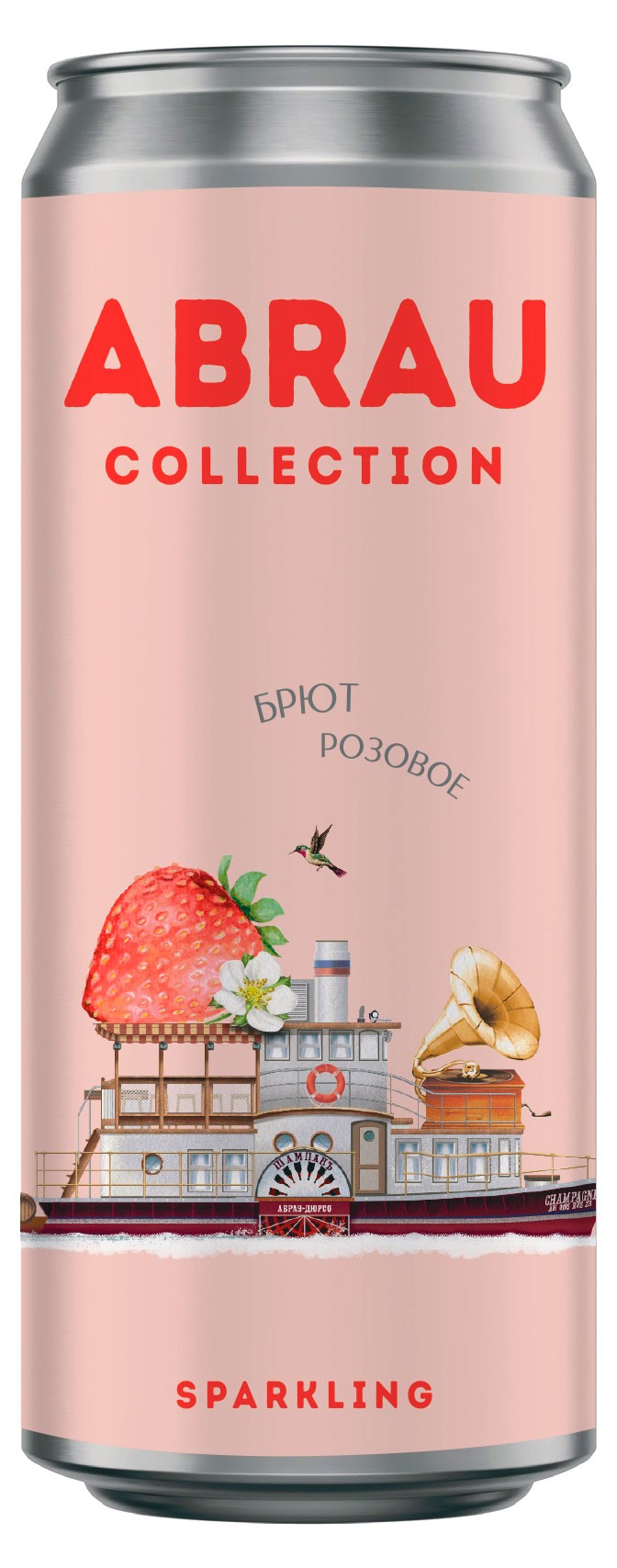 Изображение товара Игристое вино Abrau Collection розовое брют Россия, 0,25 мл