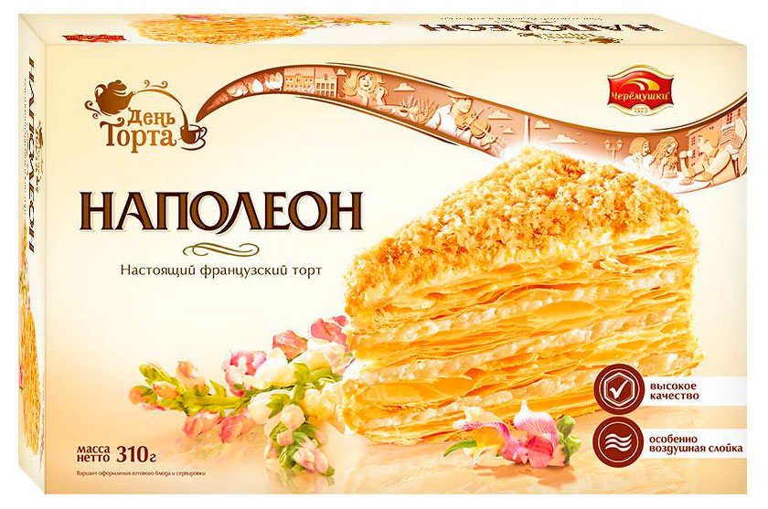 

Торт День торта Наполеон, 310 г