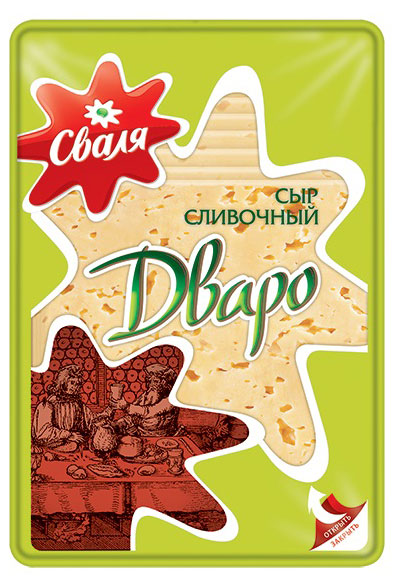 

Сыр сливочный Дваро нарезка 50%, 125 г