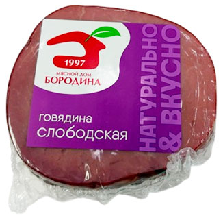 

Говядина варено-копченая Мясной Дом Бородина слободская, 300 г