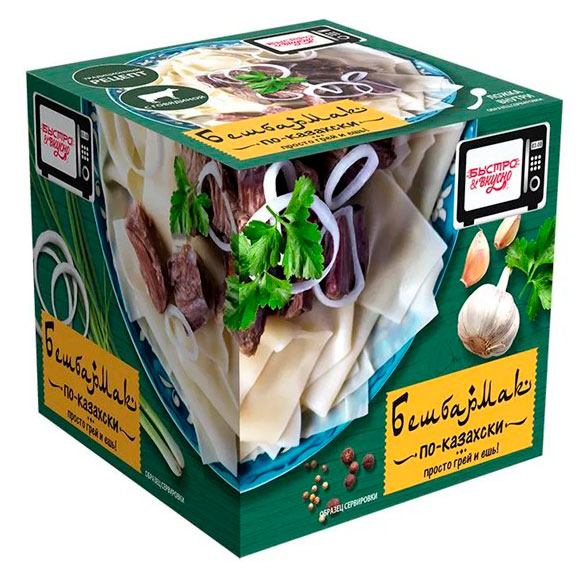 Изображение товара Суп Бешбармак Быстро&Вкусно с бульоном и домашней лапшой 250 г