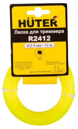

Леска для триммера Huter 12м 2,4мм круг R2412