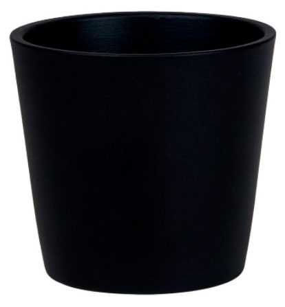 

Кашпо керамическое Студия-Декор Конус черный, 8 см