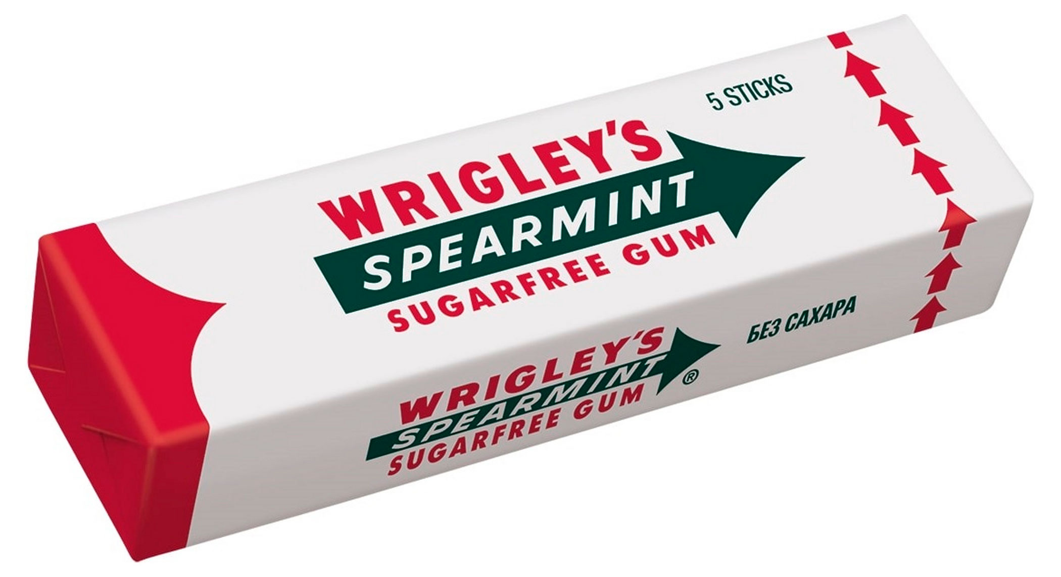 

Резинка жевательная Wrigley's Spearmint с ароматом мяты без сахара, 13 г