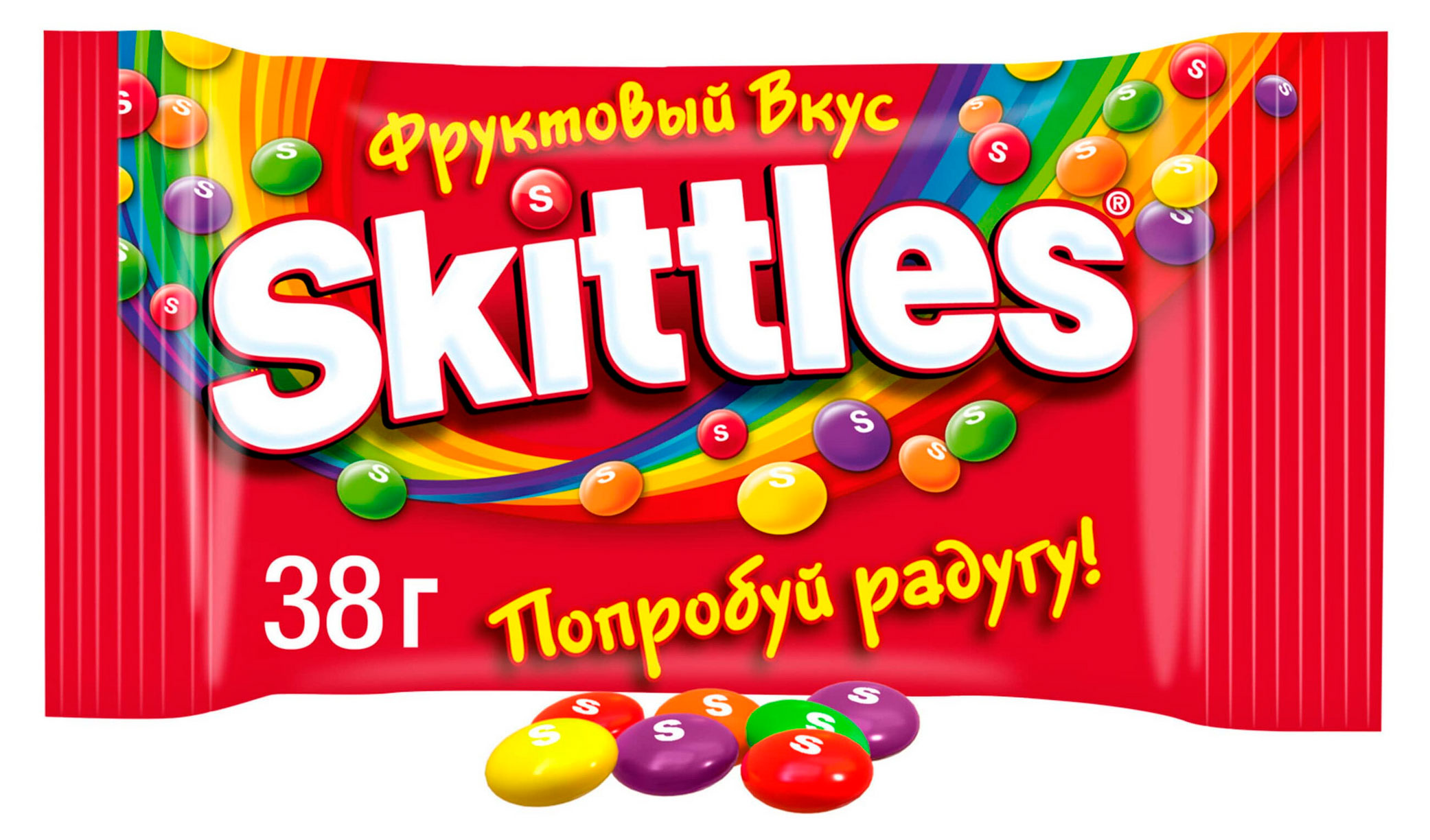

Конфеты Skittles Драже с фруктовыми вкусами, 38 г