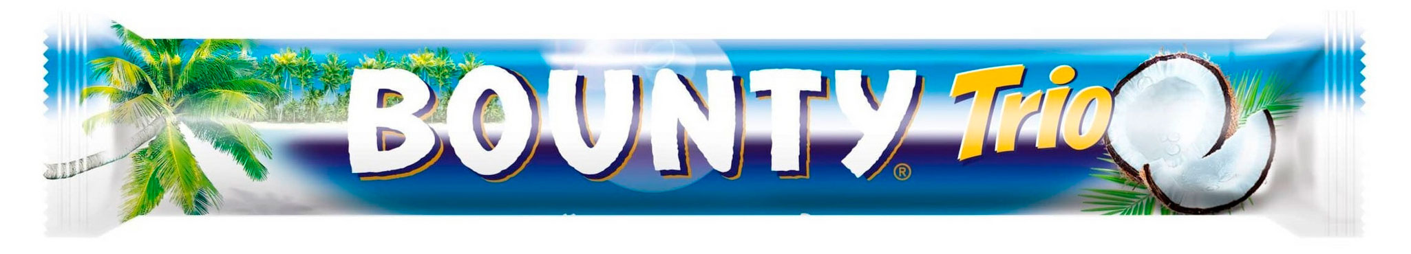 

Батончик шоколадный Bounty Trio с нежной мякотью кокоса, 82,5 г