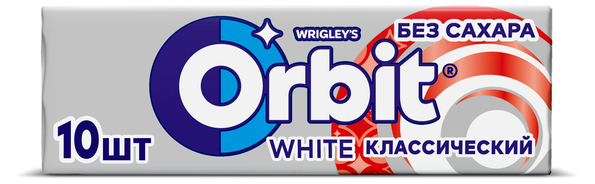 

Резинка жевательная Orbit White Классический без сахара, 13,6 г