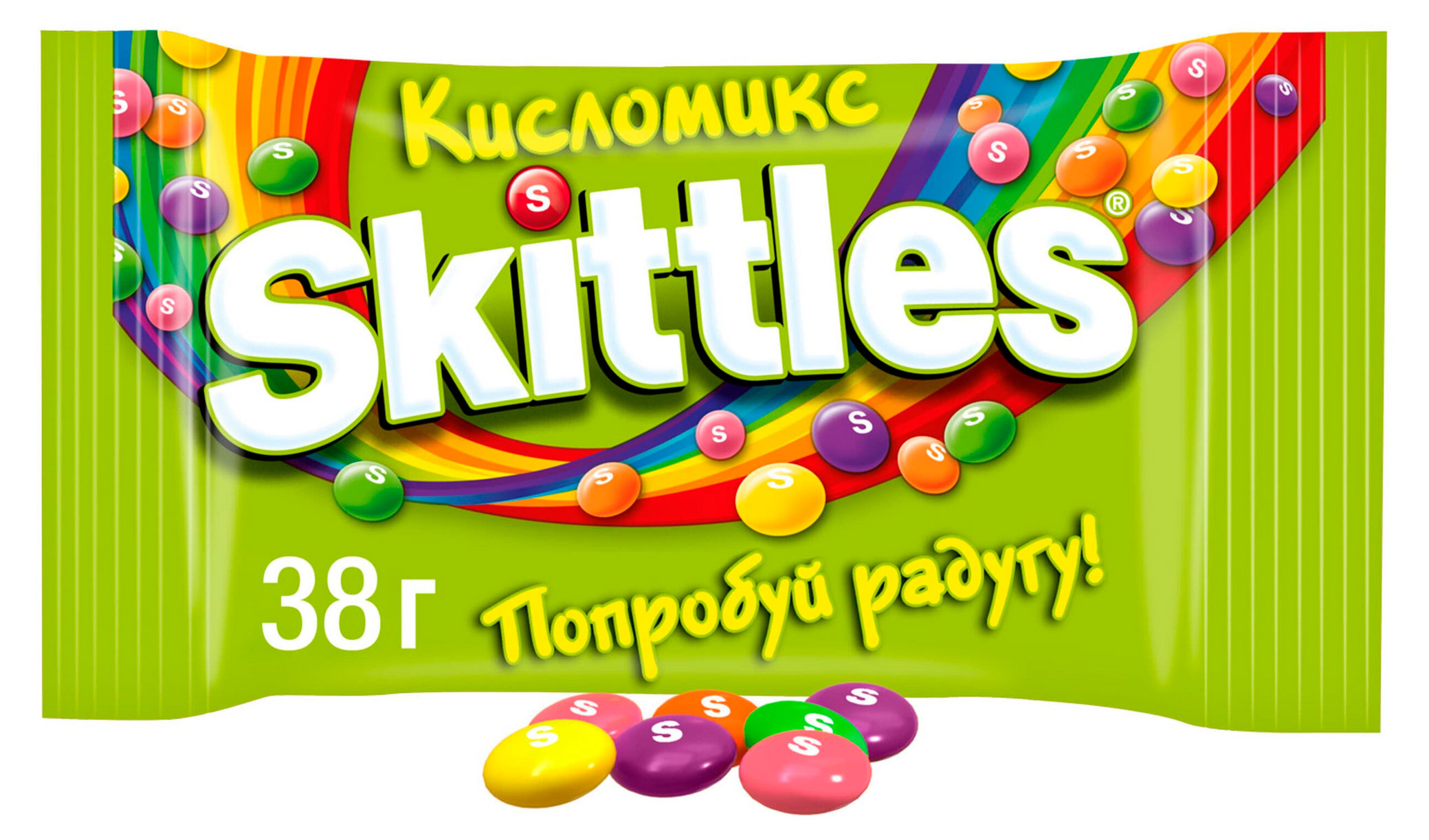 

Конфеты Skittles Драже Кисломикс ассорти вкусов, 38 г