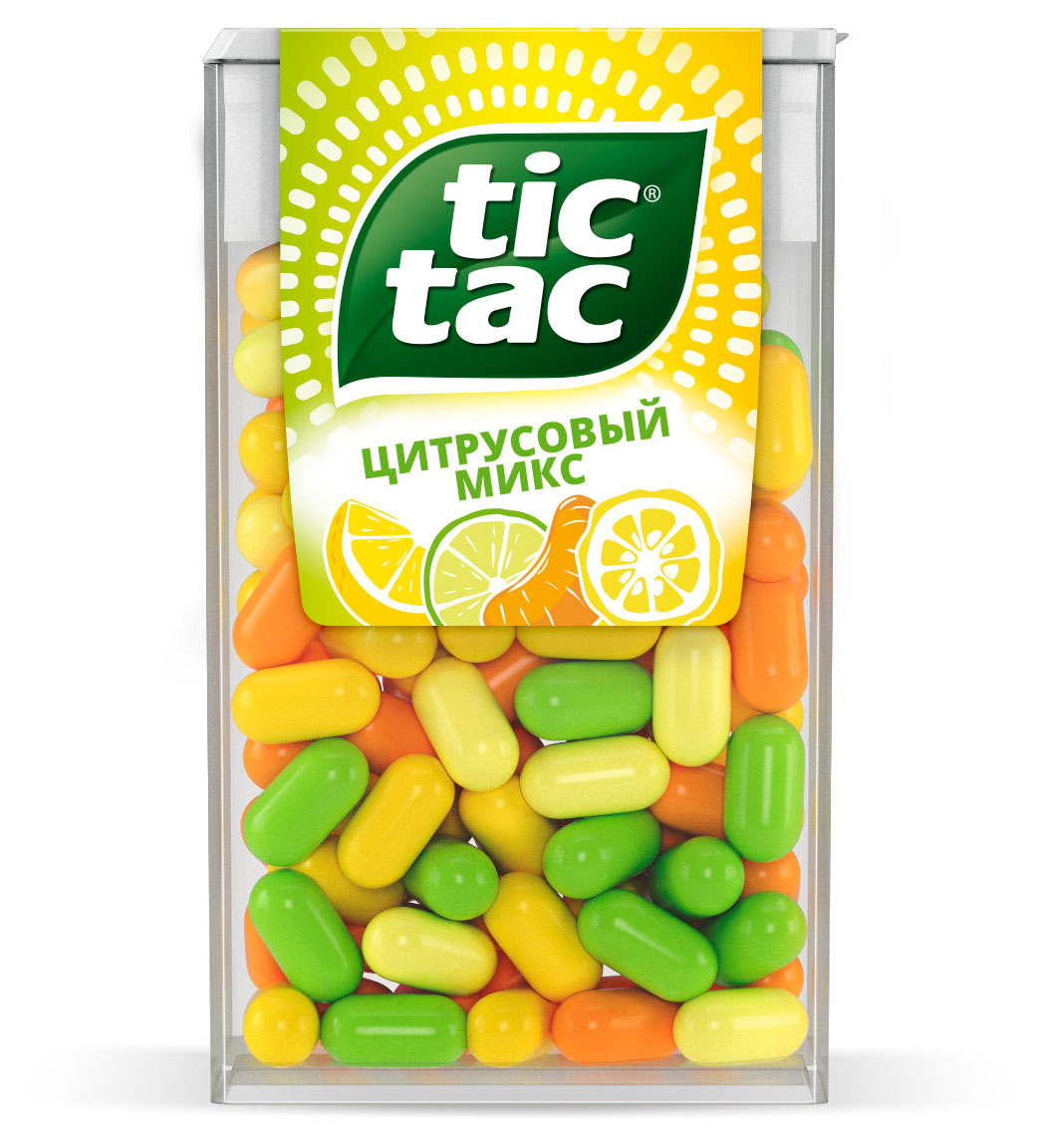 

Драже Tic Tac Цитрусовый Микс, 49 г