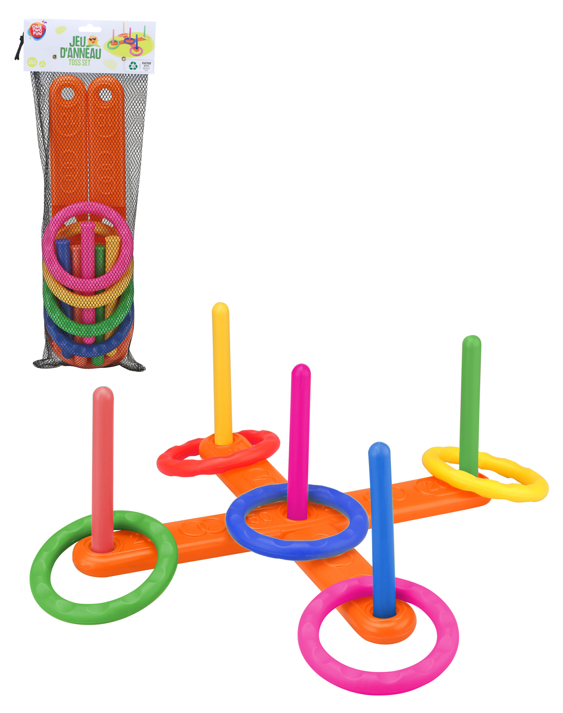 

Игровой набор для метания колец ONE TWO FUN Кольцеброс