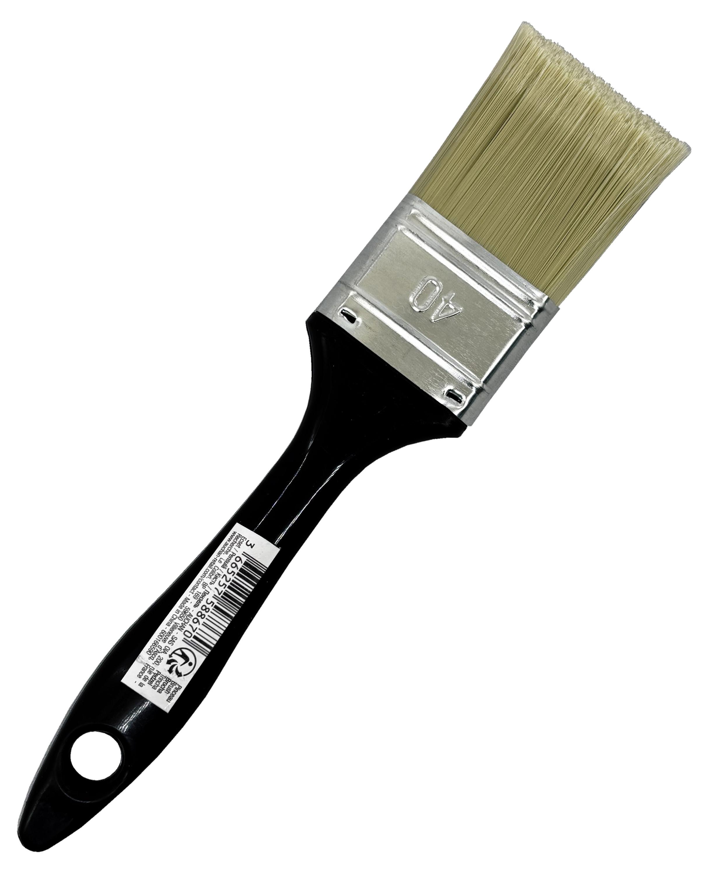 Изображение товара Кисть плоская синтетическая для акрила, 40 мм