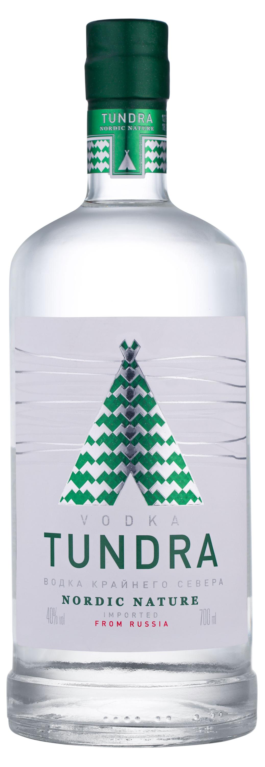 Изображение товара Водка Tundra Nordic Nature Россия 0,7 л с ягодным ароматом