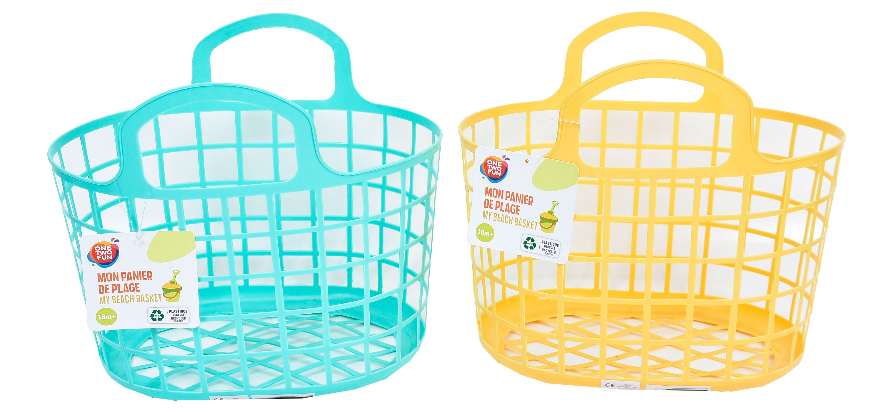 

Корзина детская ONE TWO FUN пляжная, 1 шт в ассортименте