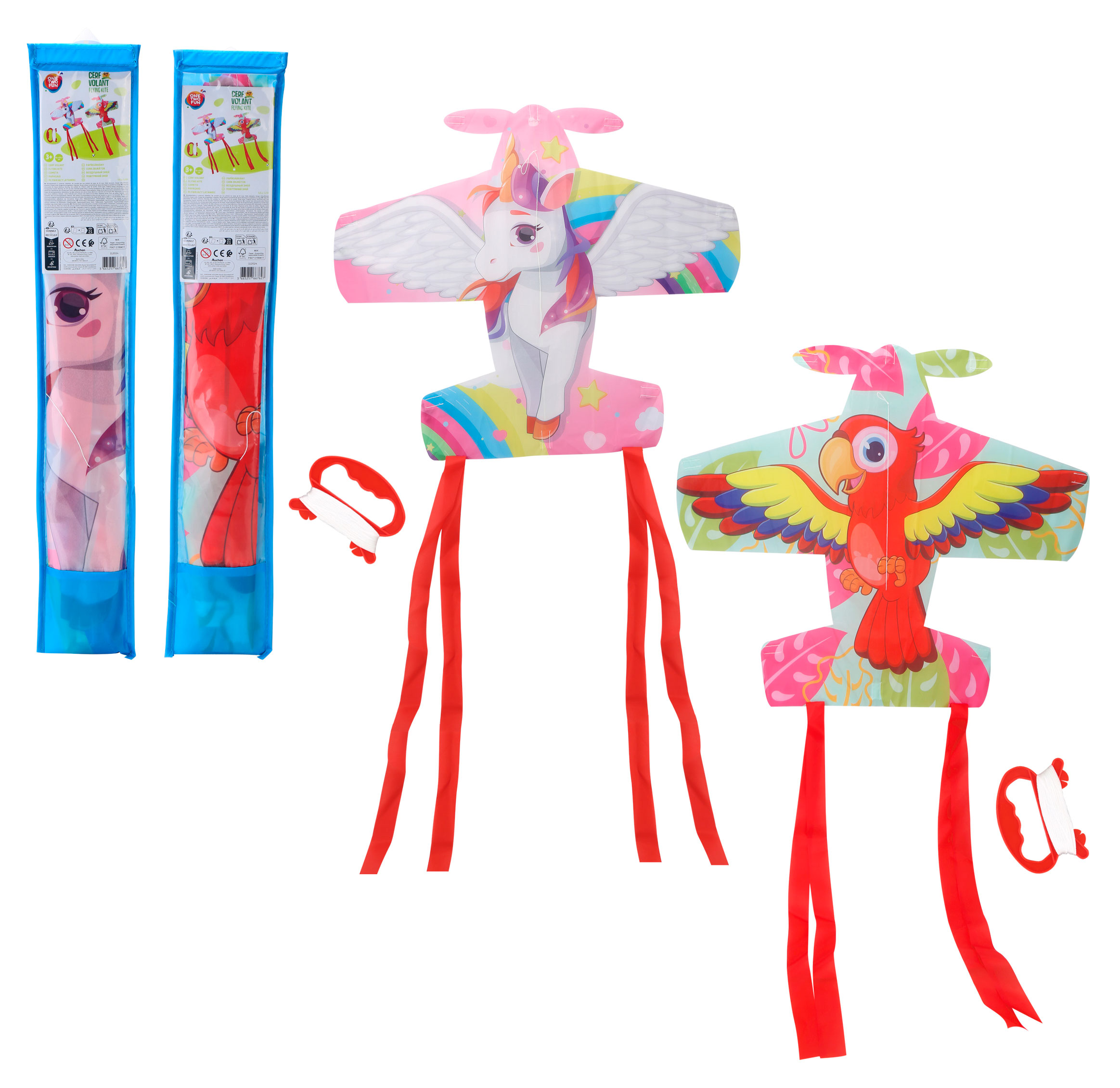 

Воздушный змей ONE TWO FUN Мечта 65х57 см, 1 шт в ассортименте