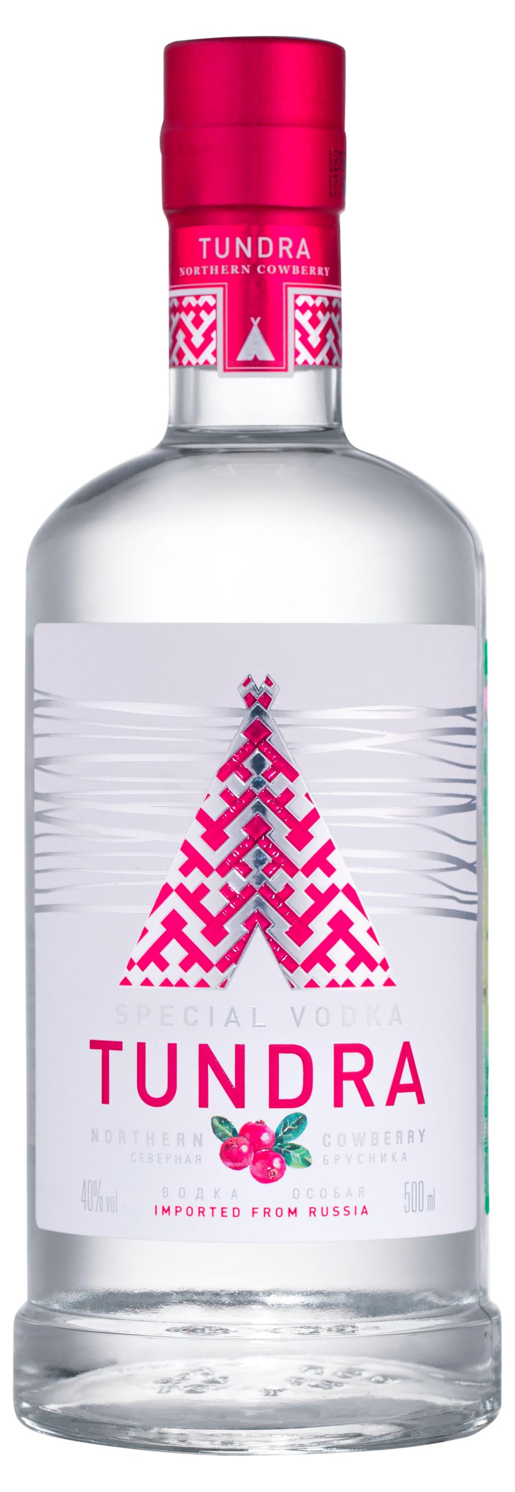 

Водка Tundra Northern Cowberry Россия, 0,5 л