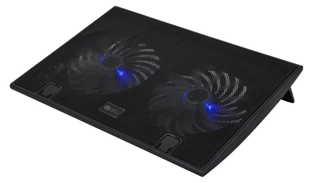 

Подставка для ноутбука DIGMA 2xUSB 17" 390x270x25 мм черная, 700 г