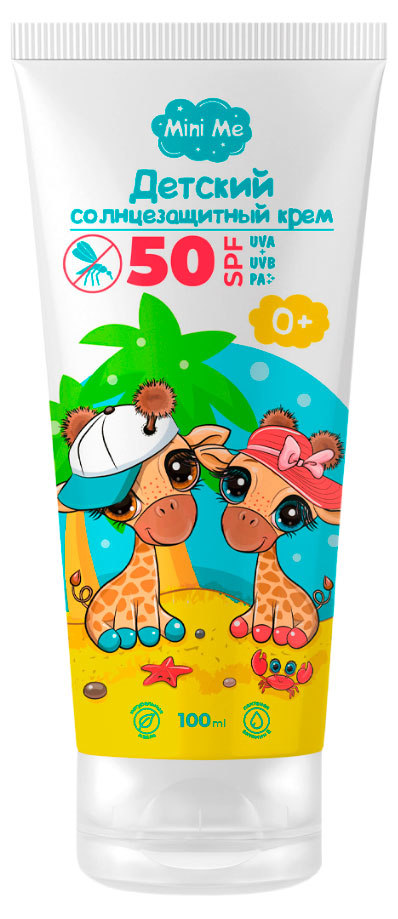 

Крем детский солнцезащитный Family Cosmetics Mini Me SPF 50 0+, 100 мл