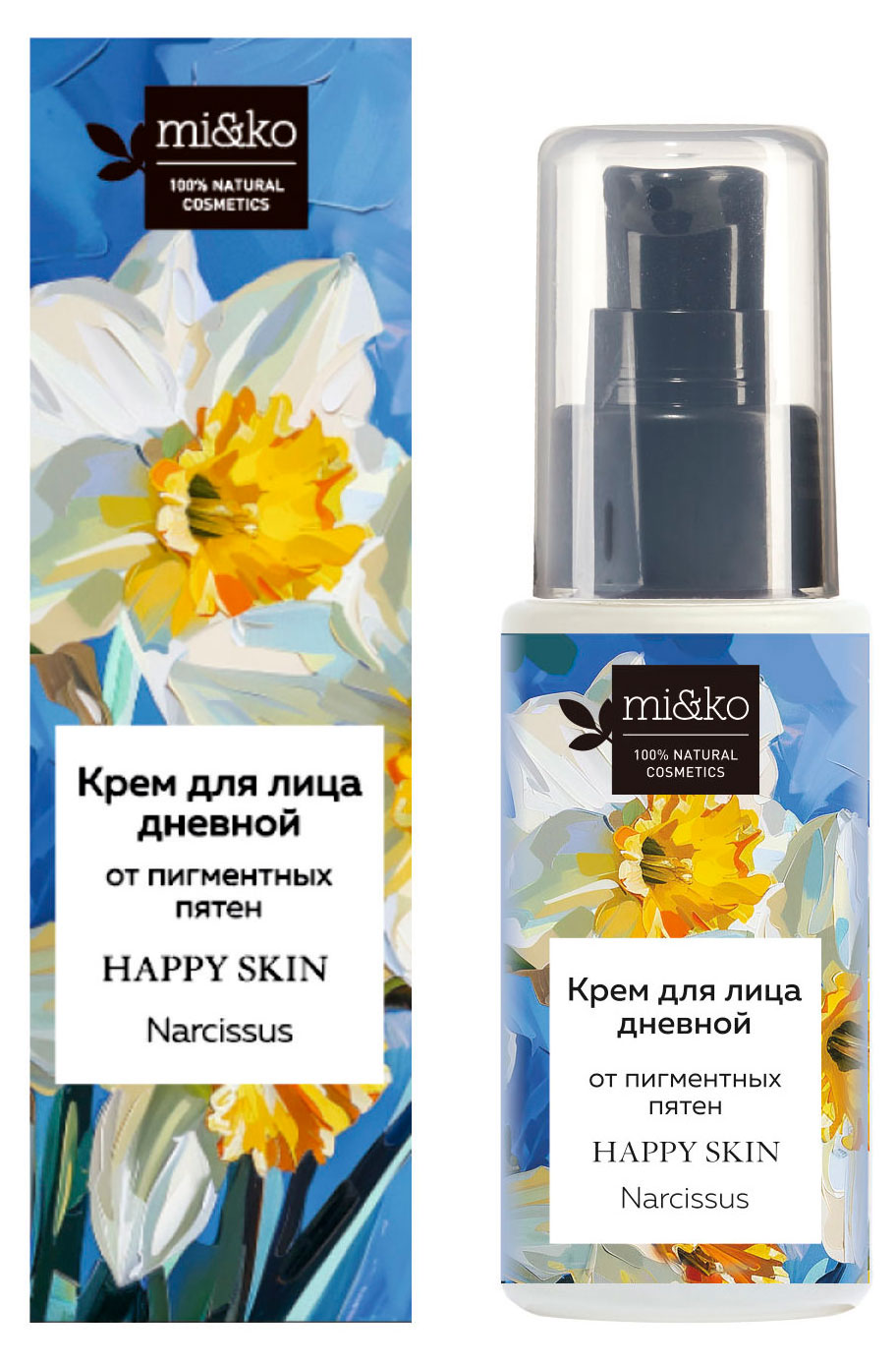 

Крем для лица дневной mi&ko Narcissus от пигментных пятен, 30 мл