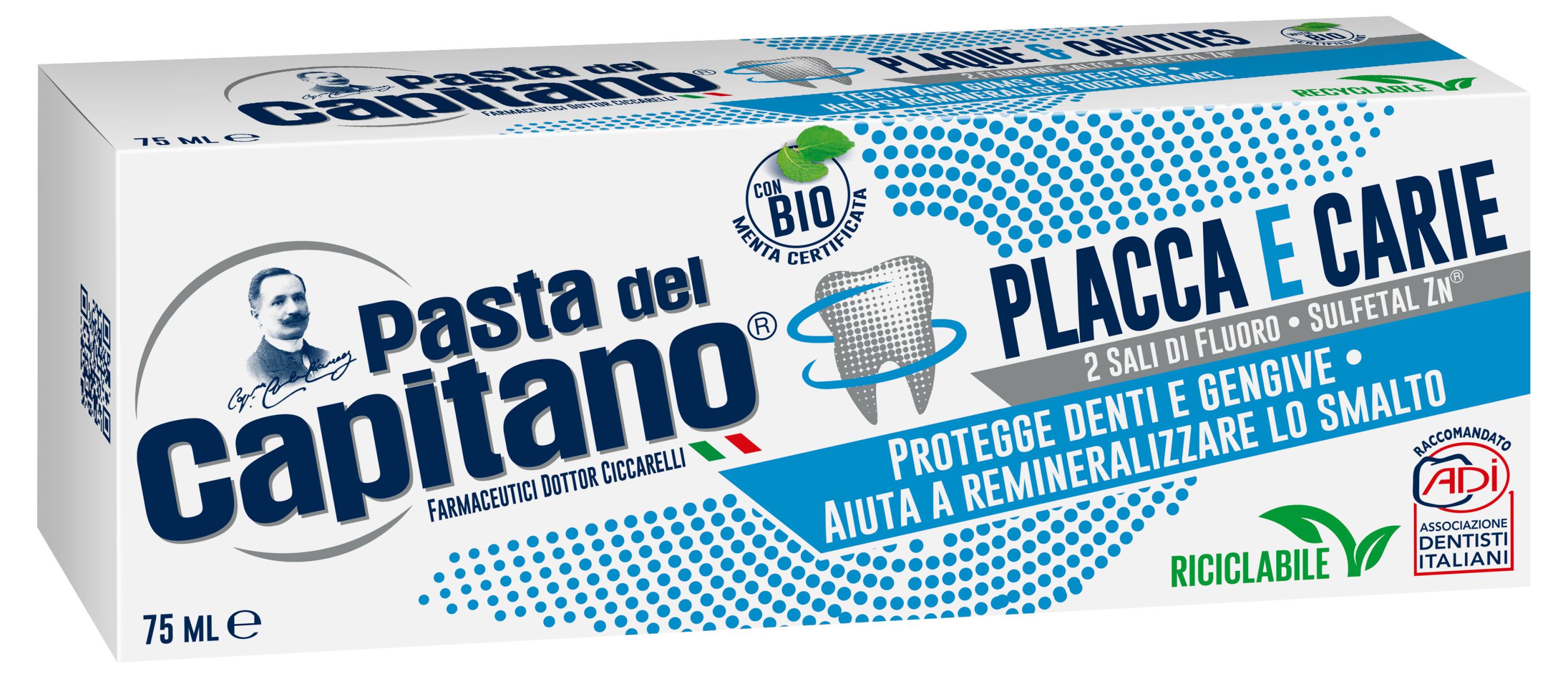

Зубная паста Pasta Del Capitano против налета и кариеса, 75 мл
