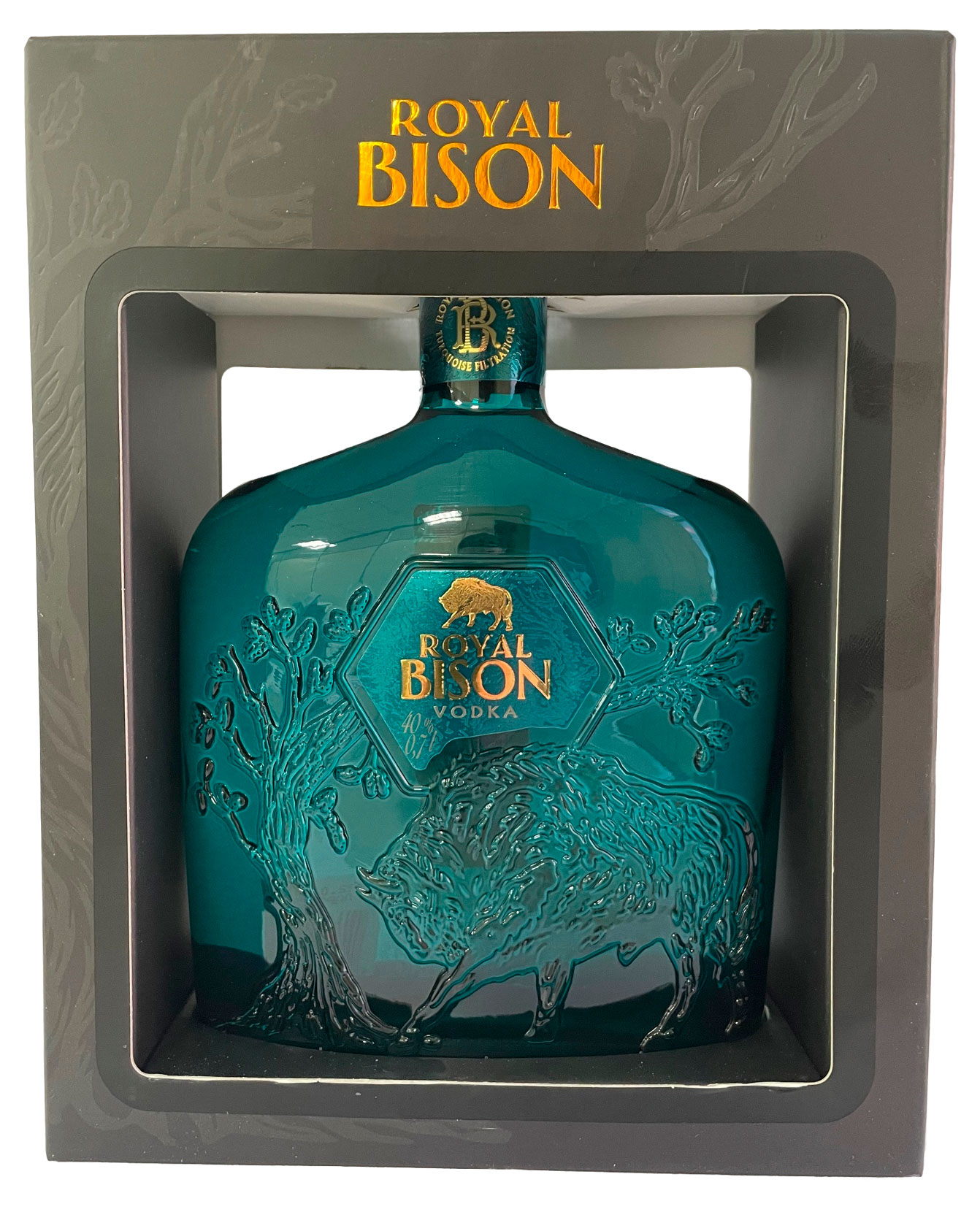 Изображение товара Водка Royal Bison Беларусь 0,7 л классическая мягкая и чистая