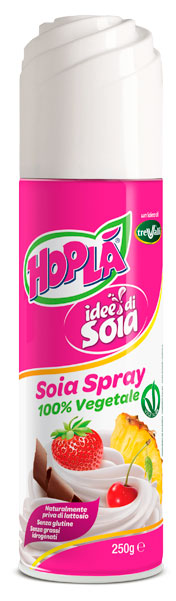 

Крем взбитый Альпенгурт Hopla Soia Spray Vegitale Vegan баллон Италия 22%, 250 г