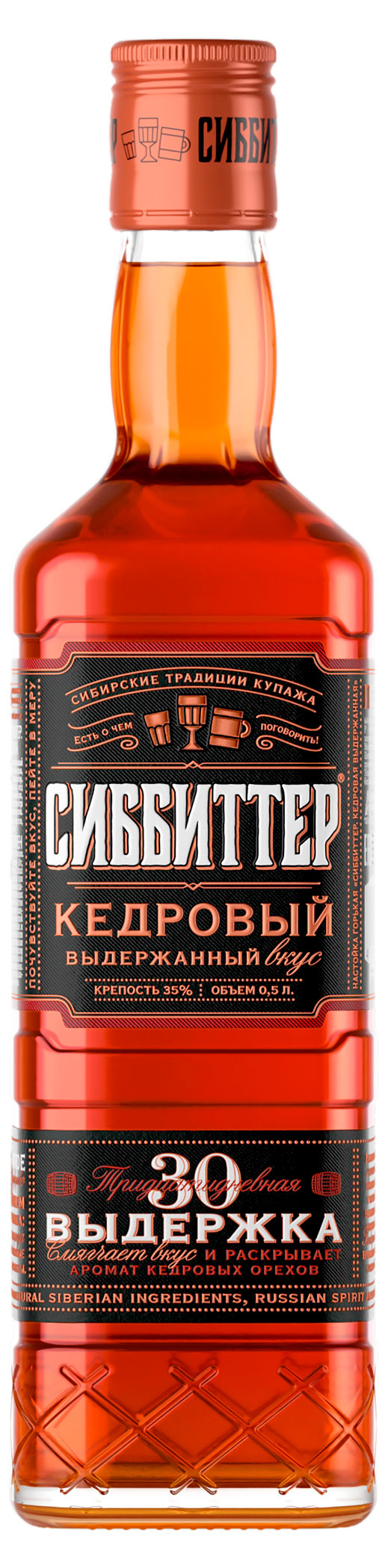 

Настойка Сиббиттер Кедровая Россия, 0,5 л