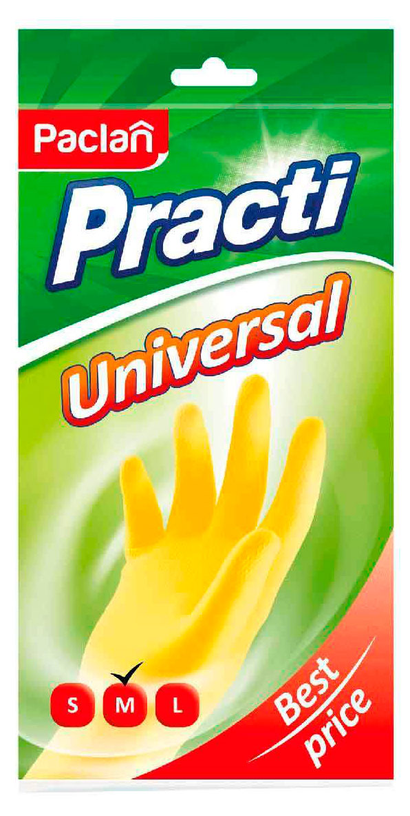 

Перчатки хозяйственные Paclan Practi Universal размер M, 1 шт