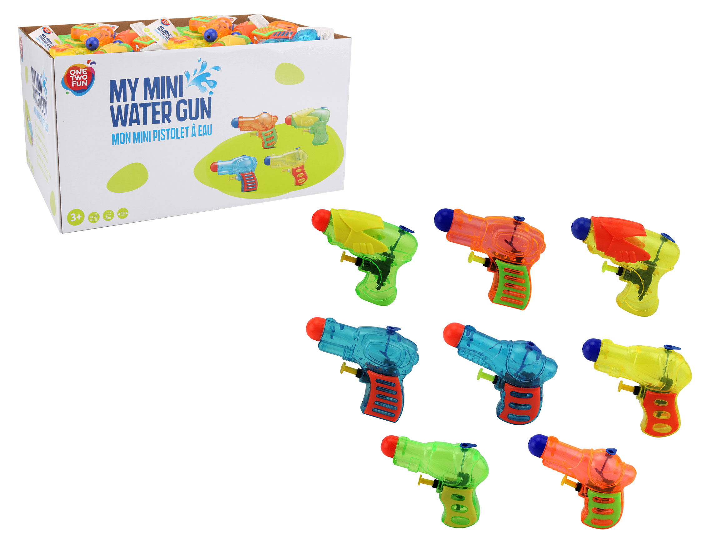 

Водный пистолет ONE TWO FUN мини, 1 шт в ассортименте