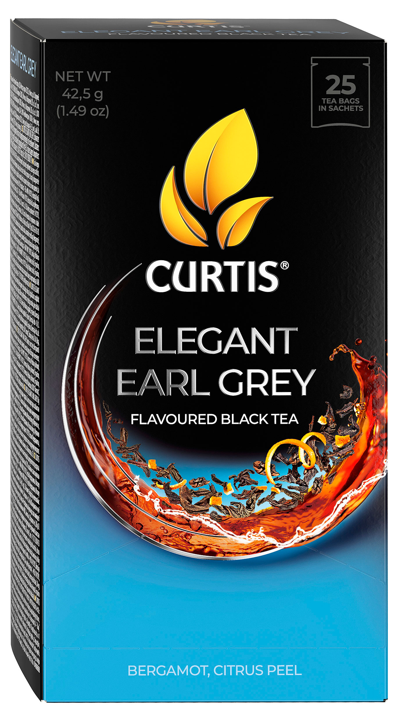 

Чай черный Curtis Elegant Earl Grey, 25x1,6 г