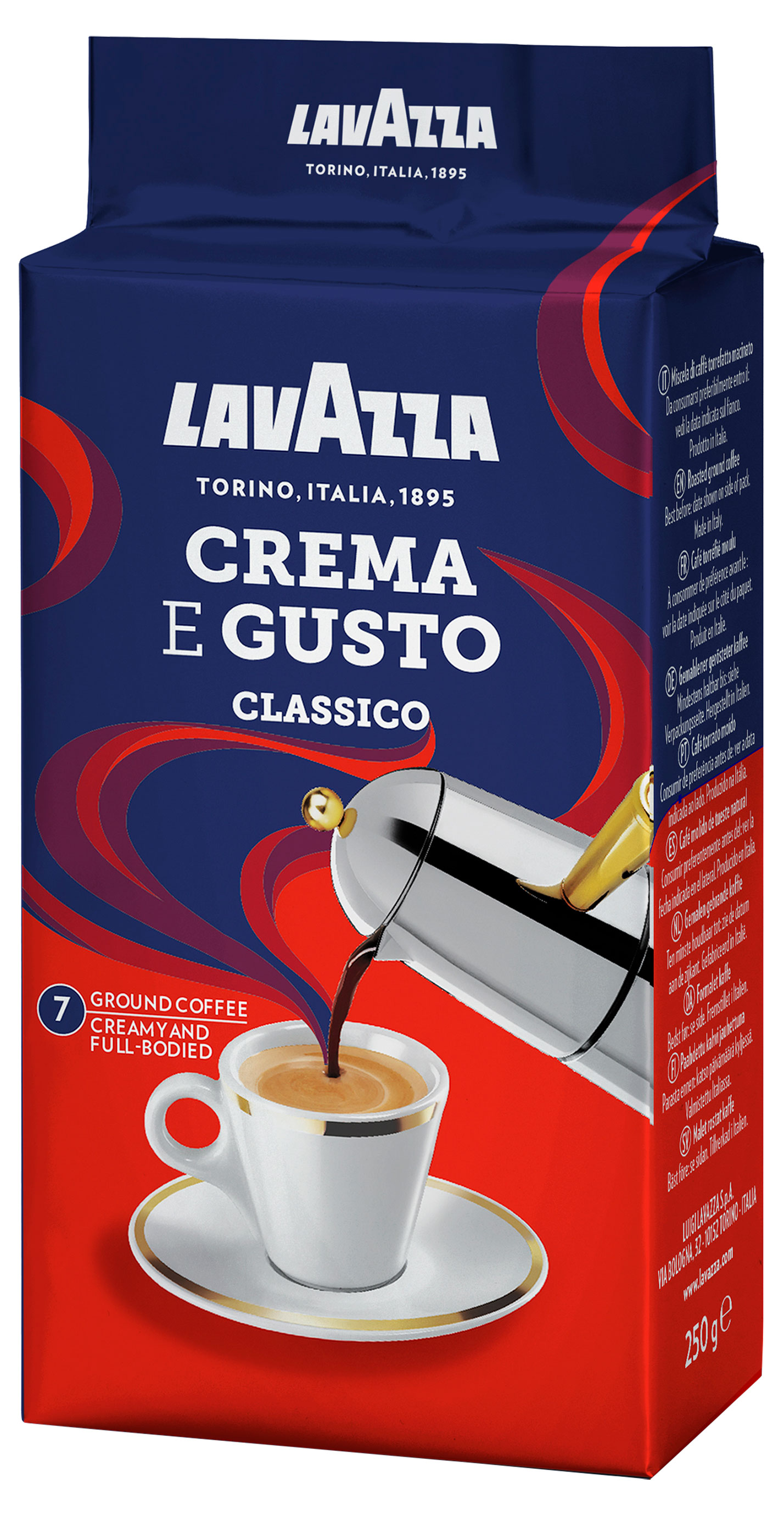 

Кофе молотый Lavazza Crema e Gusto жареный, 250 г
