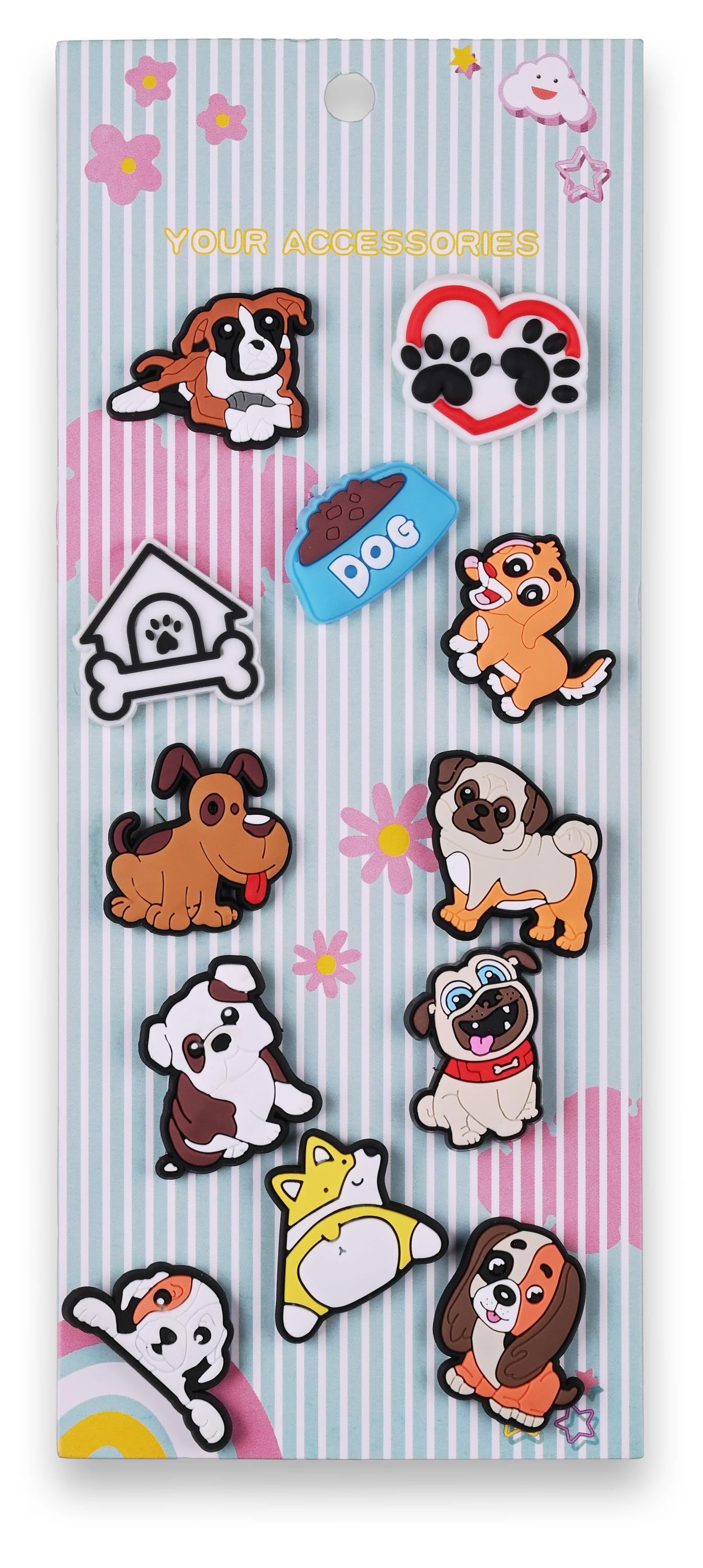 

Джибитсы для сабо Dog наШлёпсы, 12 шт