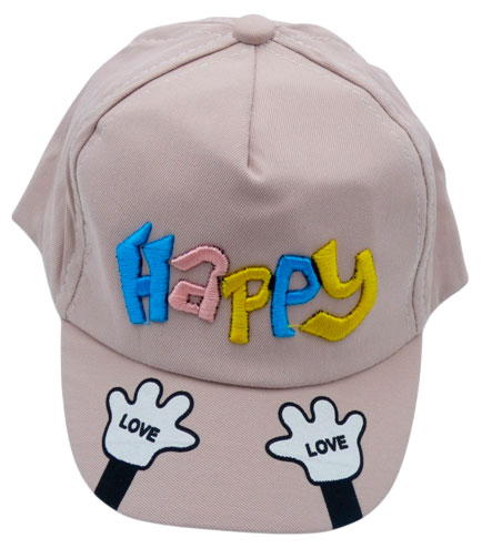 

Бейсболка детская CARIBA Happy пыльная роза, р 44-45