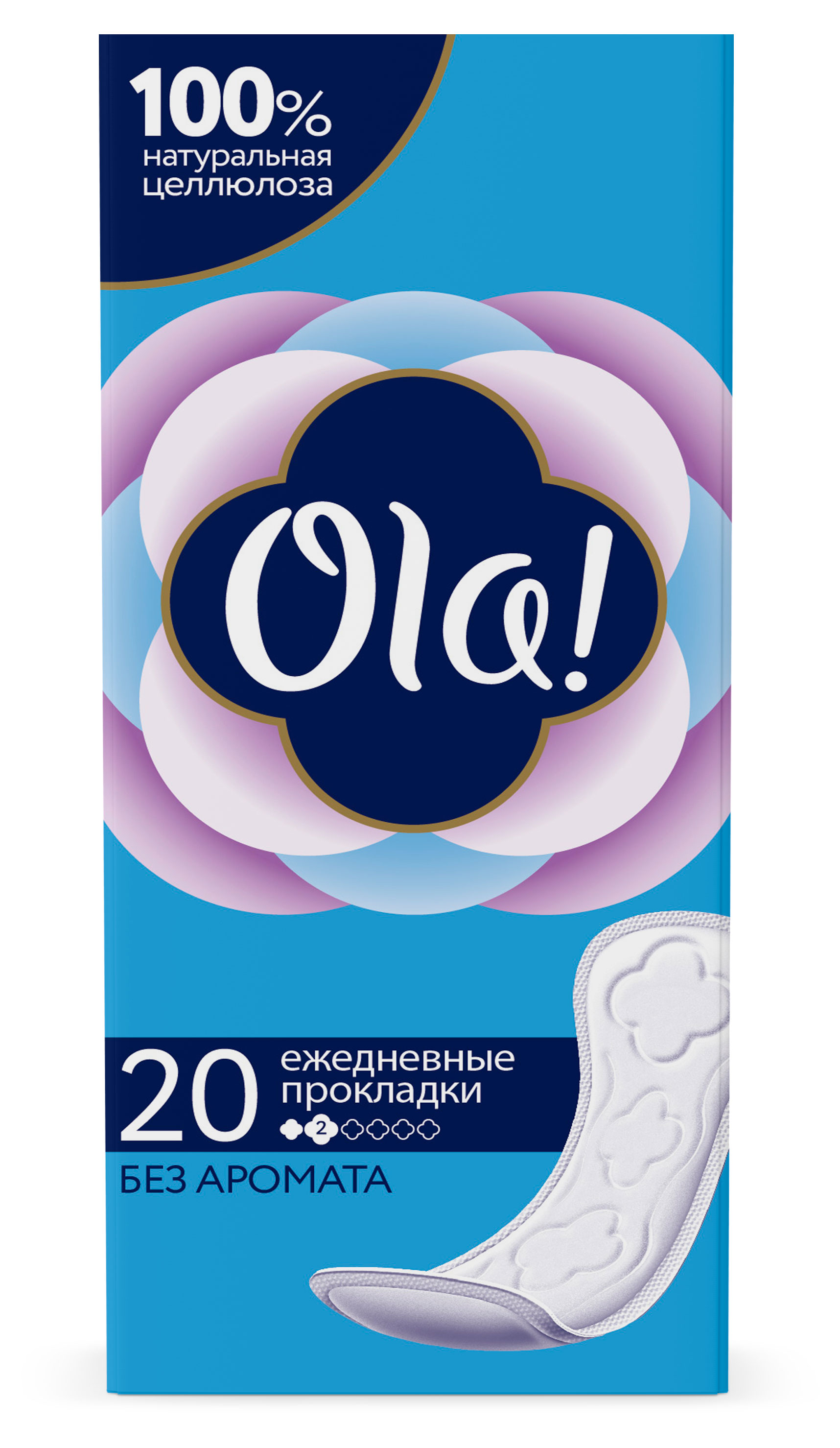 

Прокладки ежедневные Ola! Daily впитывающие на каждый день, 20 шт
